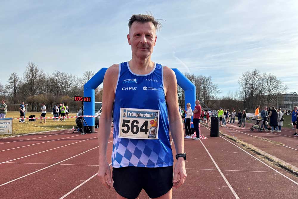 Michael Mettin beim 26. Frühjahreslauf in Weiden.
