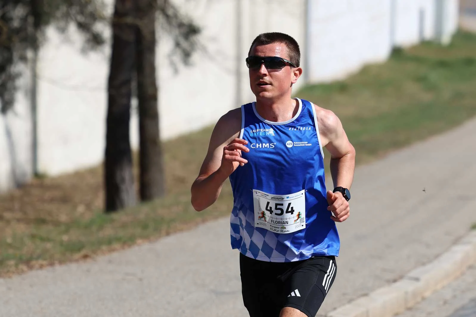 Unser Athlet Florian Koch beim Pyraser HiRo Run. Foto: Andreas Weigel